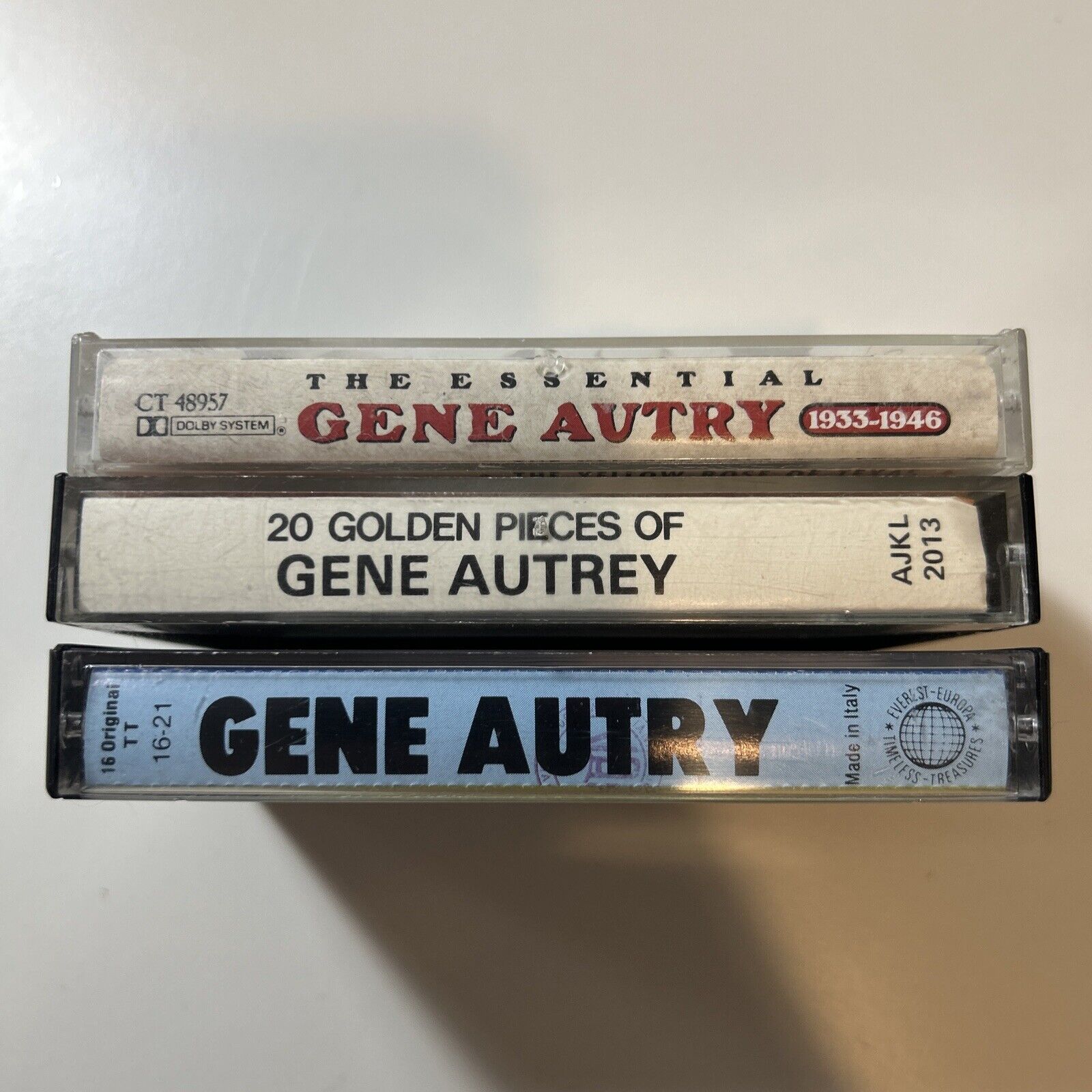 Cassette Gene Autry Country Western Lot of 3