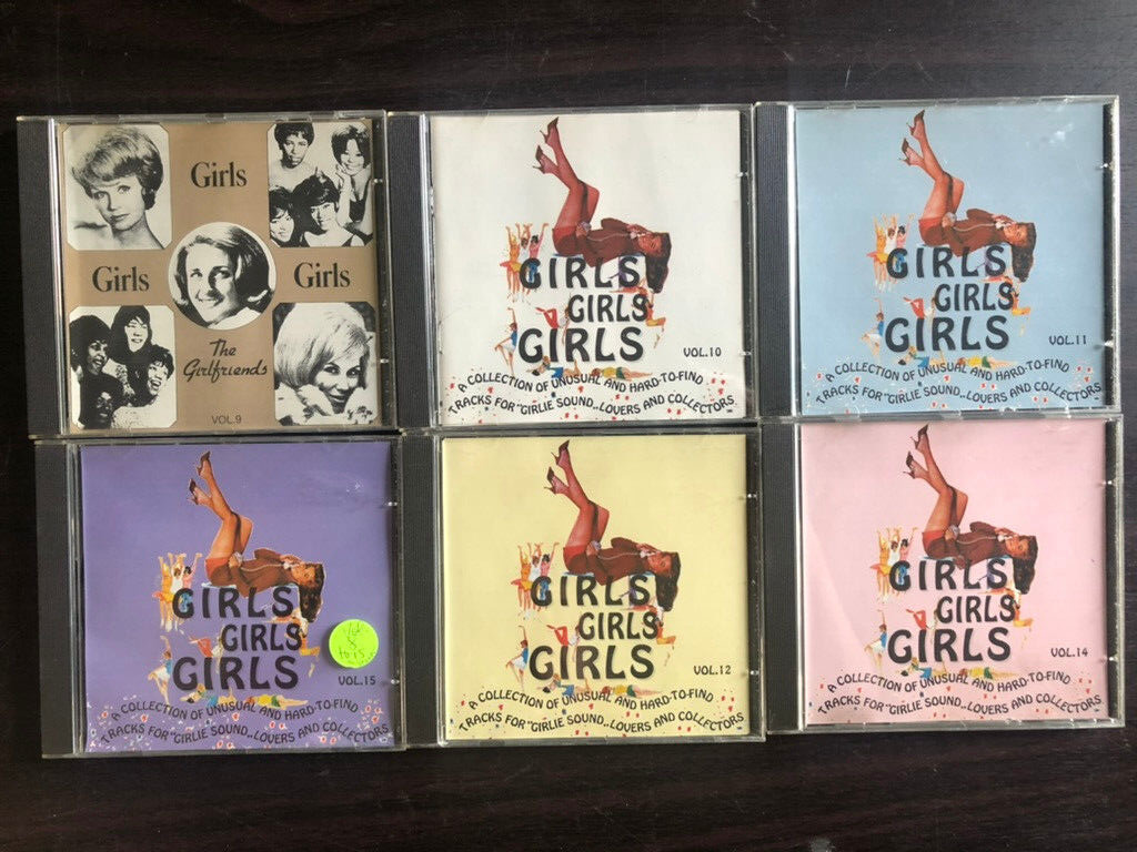LOT of 6 ALL GIRL Group CD Compact Disc IMPORT Rock GArage Punk Pop FEMALE Vocal