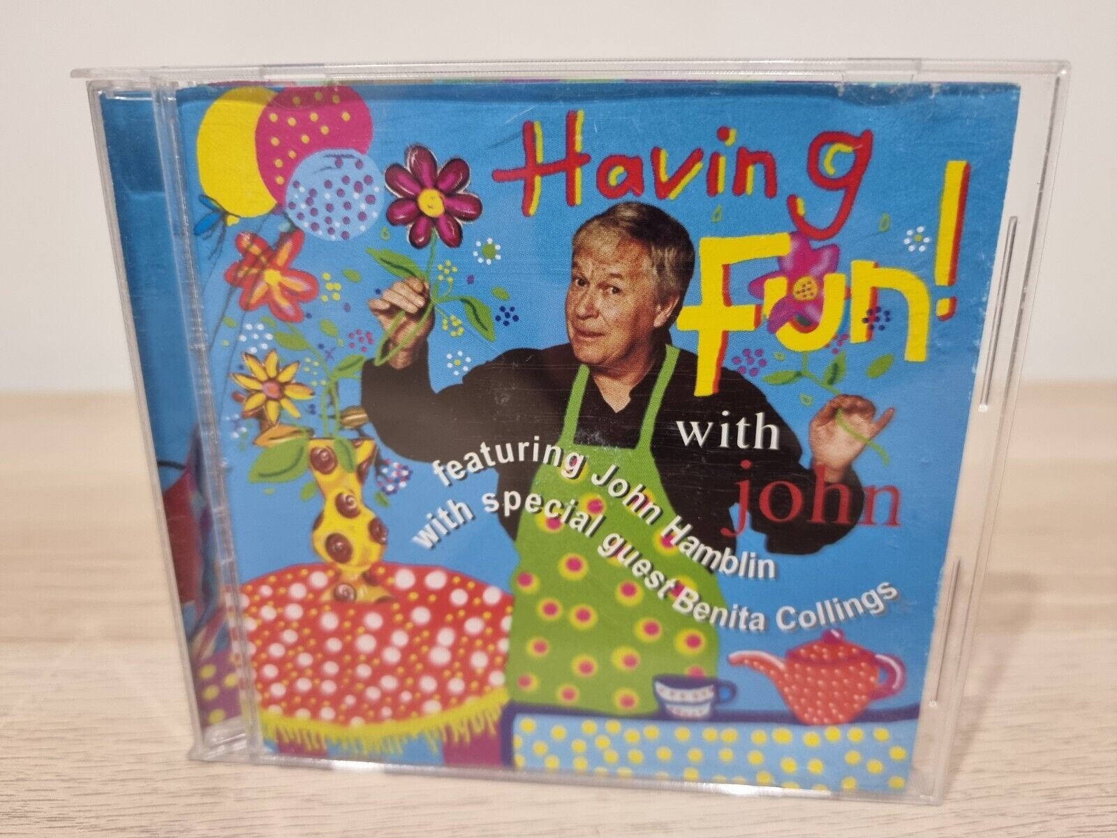 Having Fun With John CD John Hamblin Benita Collings Play School Australia ABC