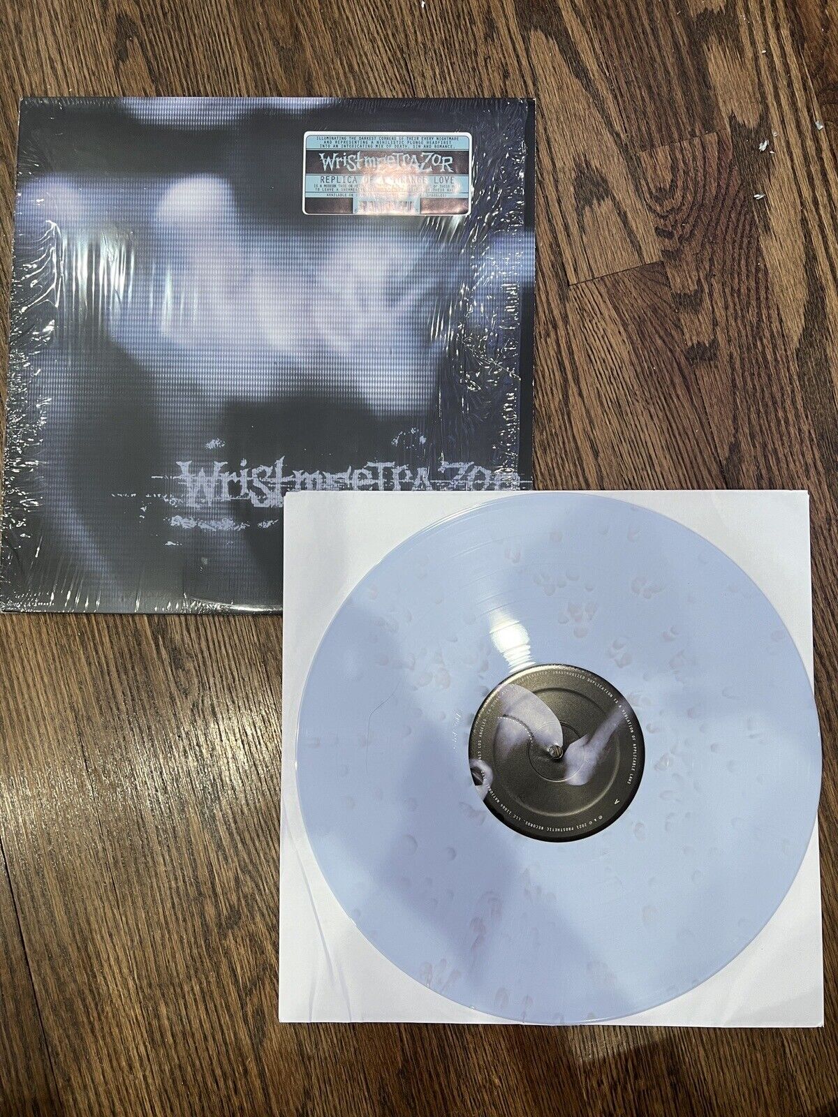 Wristmeetrazor - Replica Of A Strange Love LP (Mistral Blue W/ Sparkles) NEE