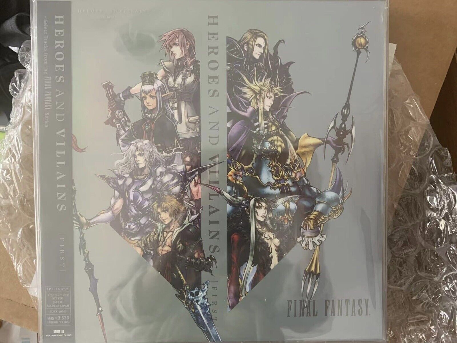 Final Fantasy Heroes & Villains Select Tracks Series Vinyl Set US Seller