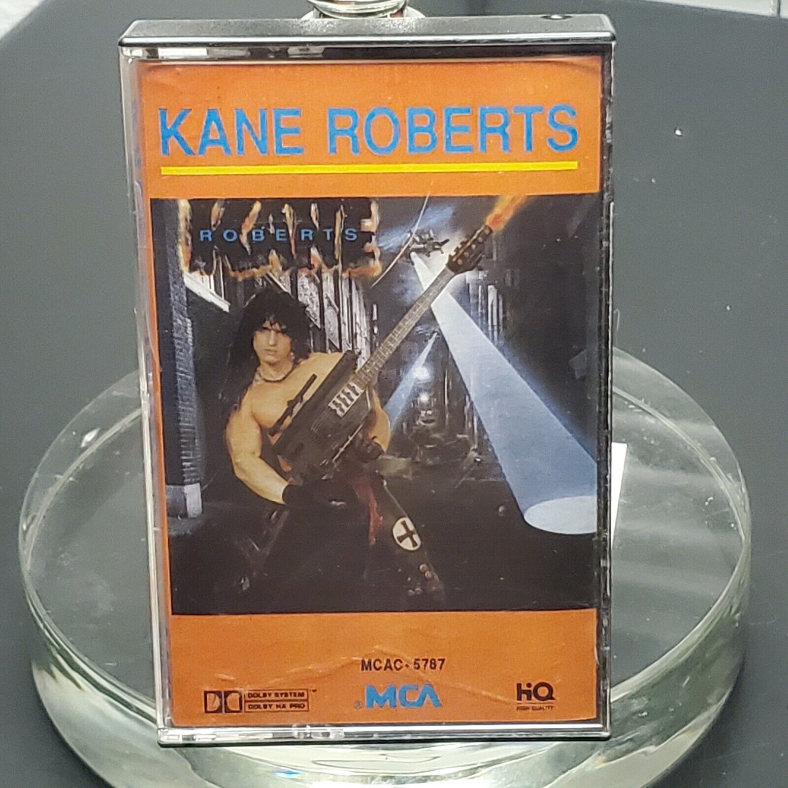 Vintage 1987 Cassette Tape Kane Roberts Self Titled Album MCA Records EUC NM