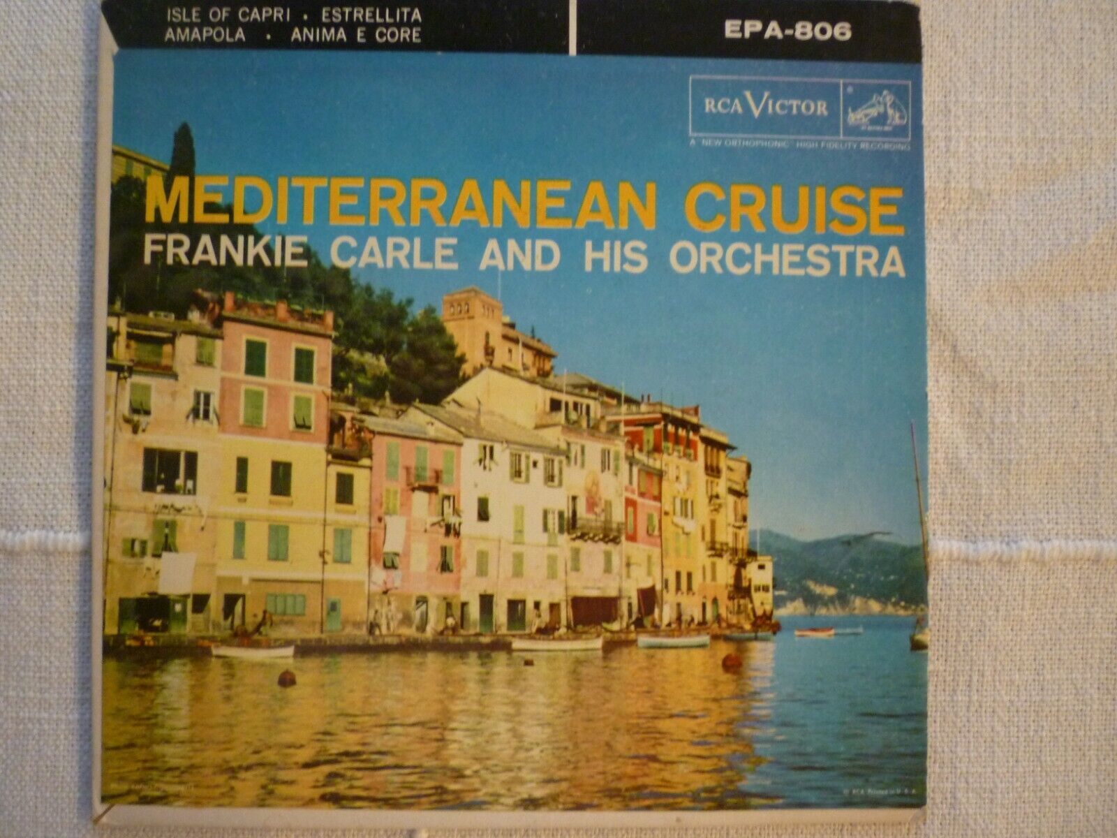 Frankie Carle & His Orchestra - Mediterranean Cruise 4 Song EP RCA Victor EPA806