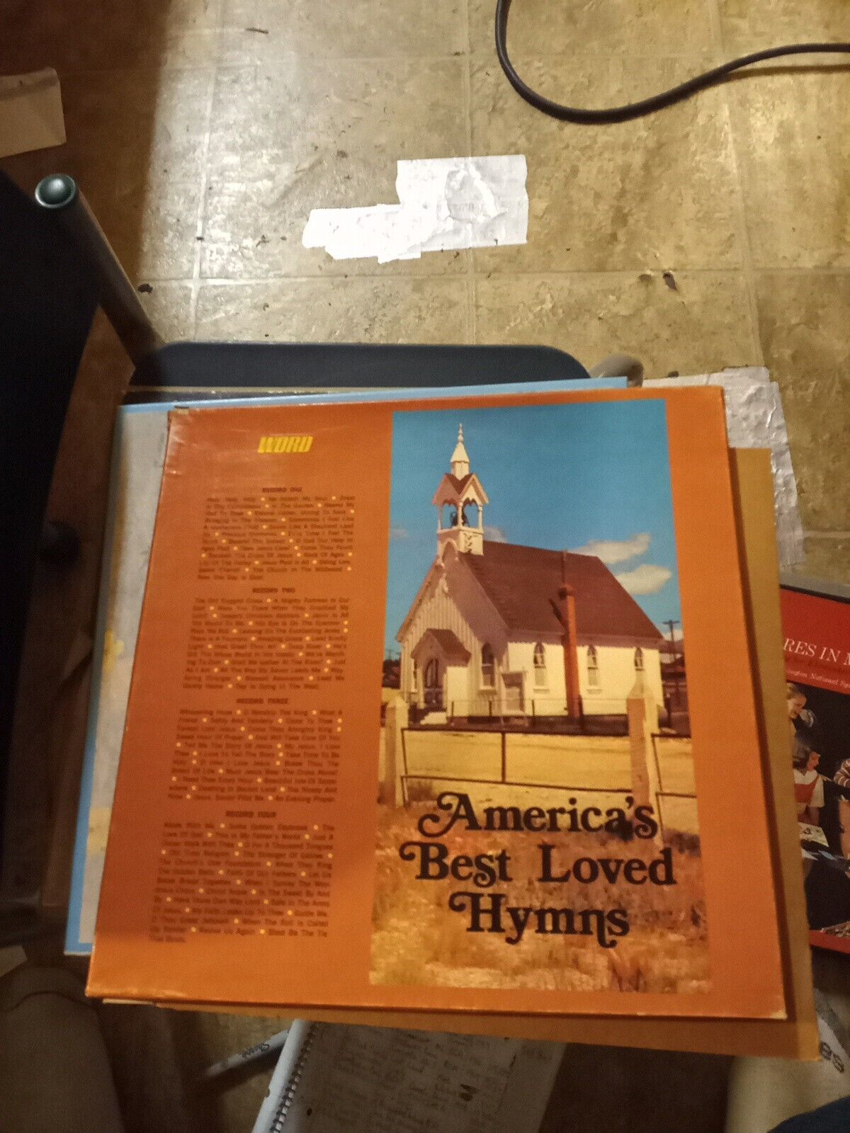 America\'s Best Loved Hymns  Vinyl 4 LP Record Set, Word Records