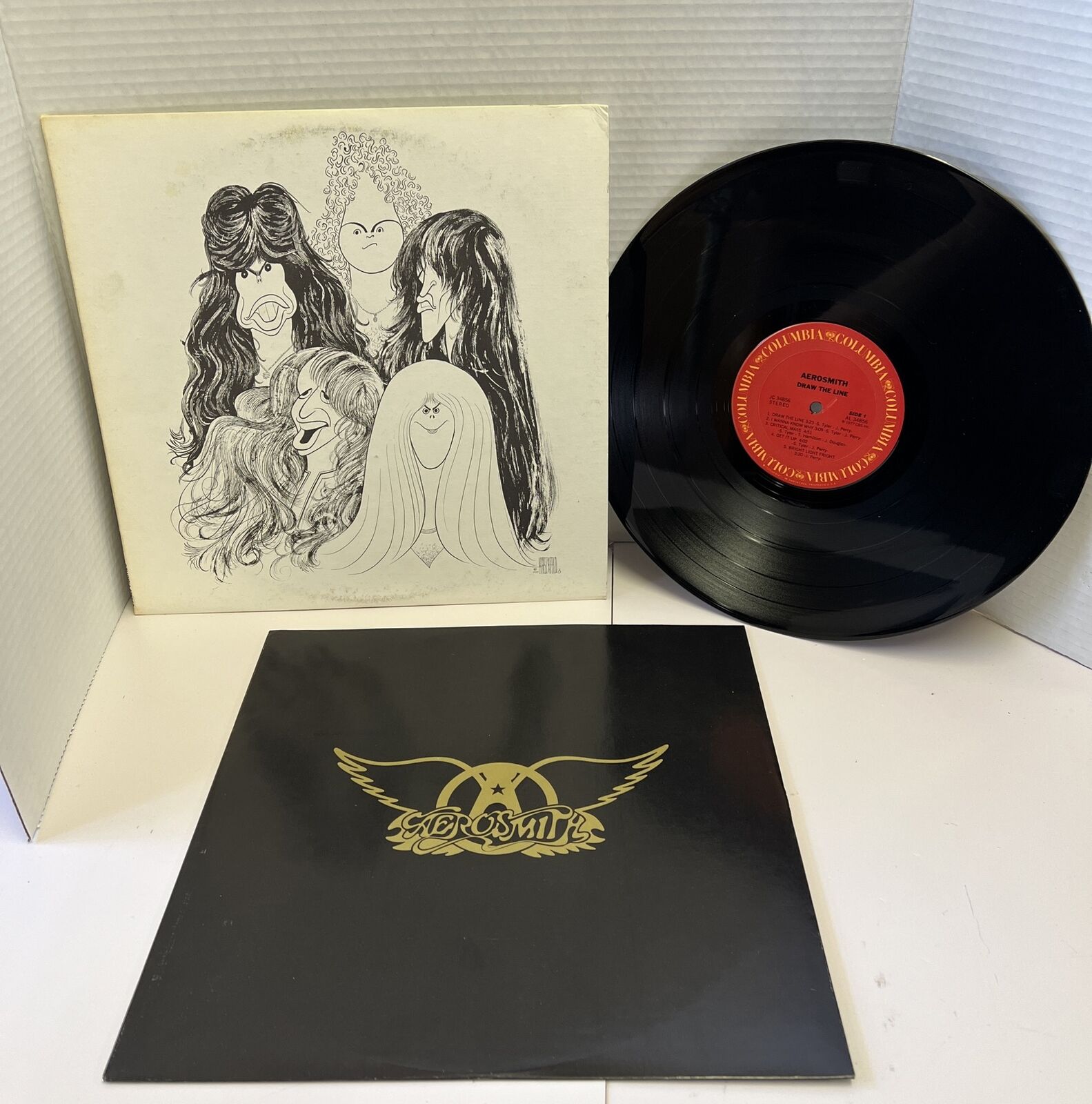 Aerosmith -Draw The Line - Classic Rock Vinyl - 1977 Original With Inner Sleeve