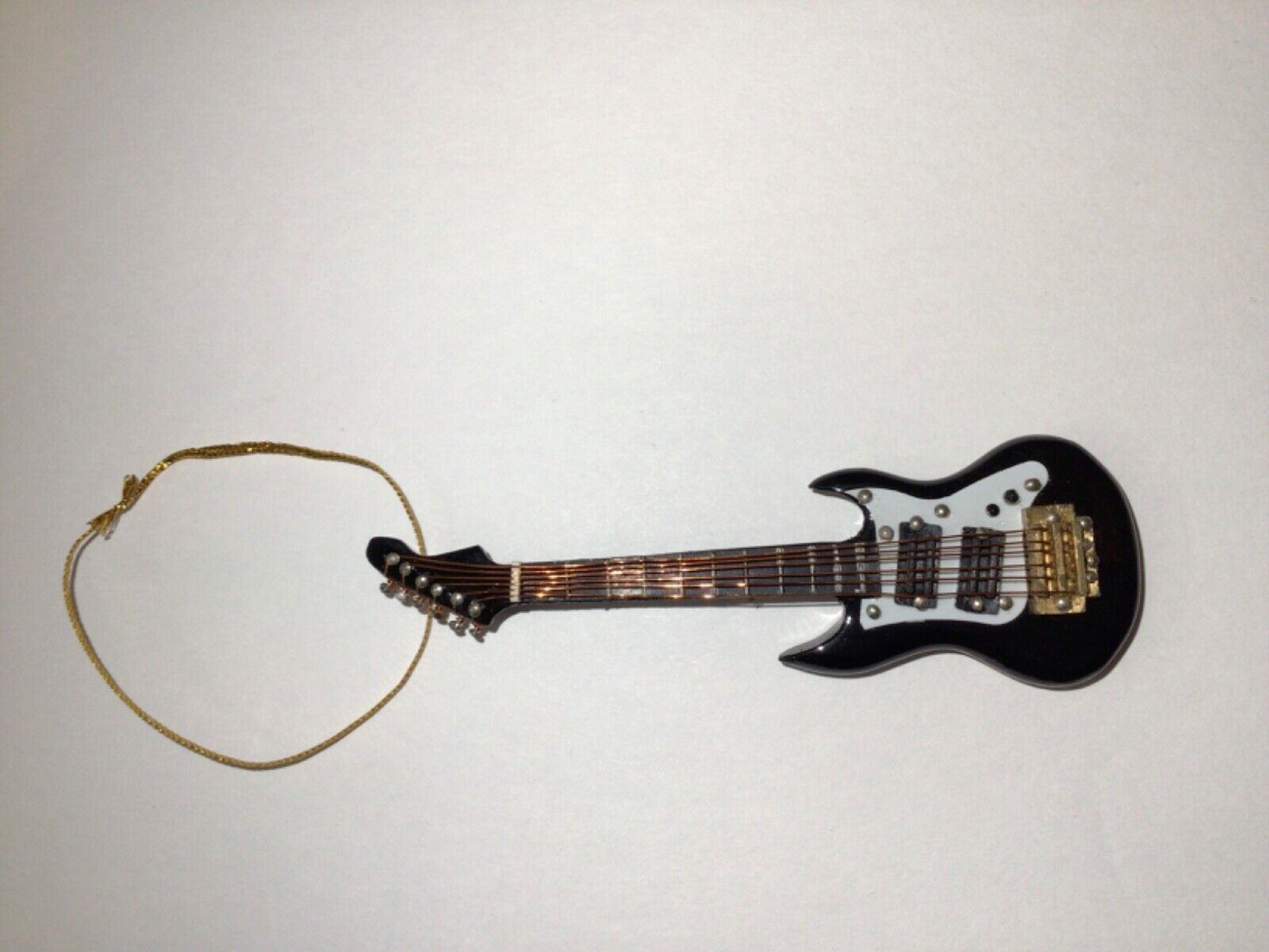 Bass Electric Guitar CHRISTMAS Ornament Decoration 4” New