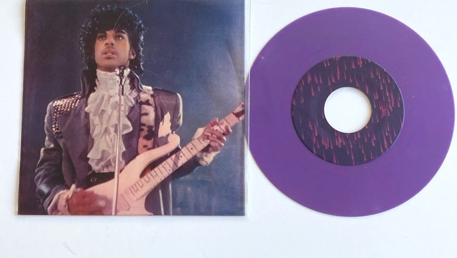 Prince, Purple Rain, 1984, 7”, 45, SUPER RARE PURPLE VINYL, PS - EXCELLENT
