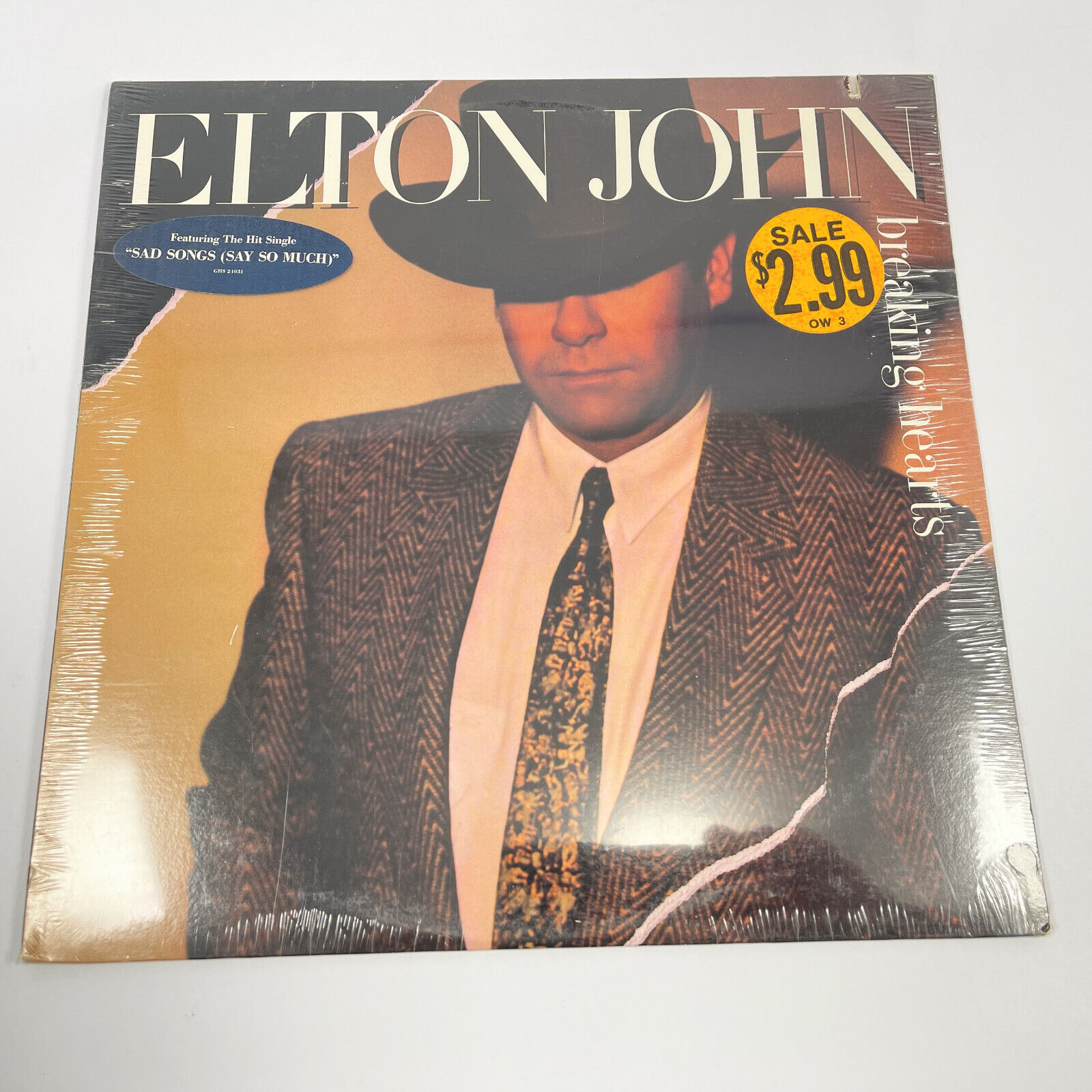 Elton John - Breaking Hearts New Vinyl LP Factory Sealed