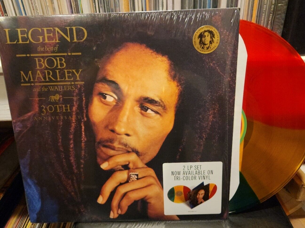 Bob Marley & Wailers Legend 30th Anniversary Edition Open Mint Never Played