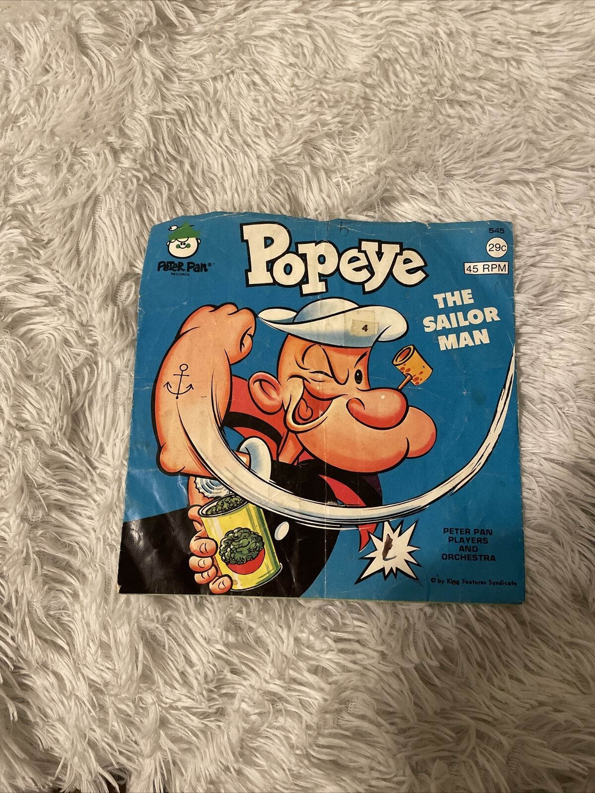 Popeye The Sailor Man Children Stories Orchestra Vinyl LP