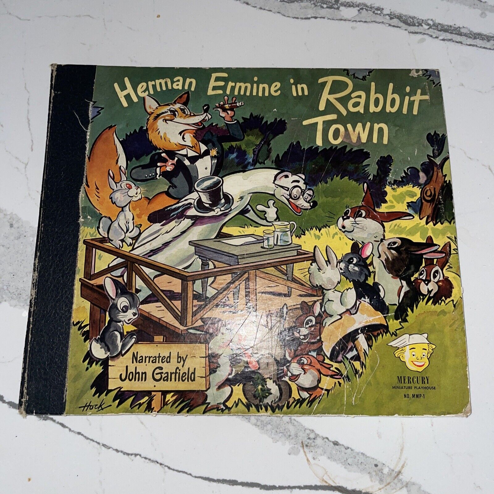 Herman Ermine in Rabbit Town Narrated by John Garfield 1950s Vintage