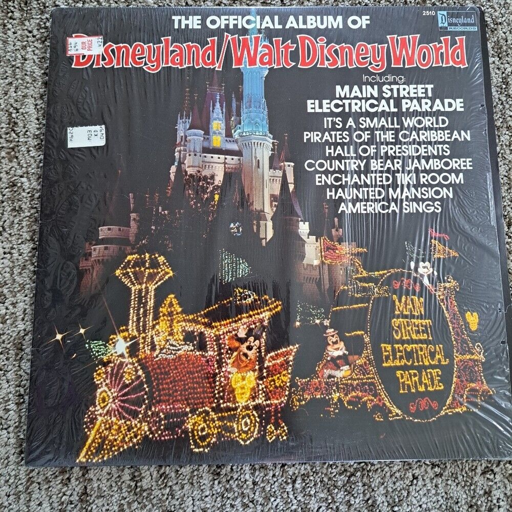 Vintage Walt Disney World Main Street Electrical Parade Record Official Collect