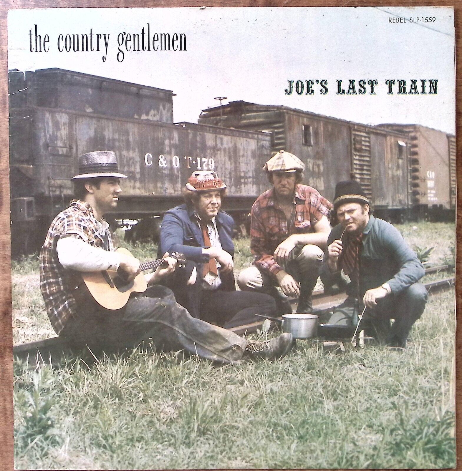 THE COUNTRY GENTLEMEN JOE\'S LAST TRAIN REBEL RECORDS EXC VINYL LP 204-74
