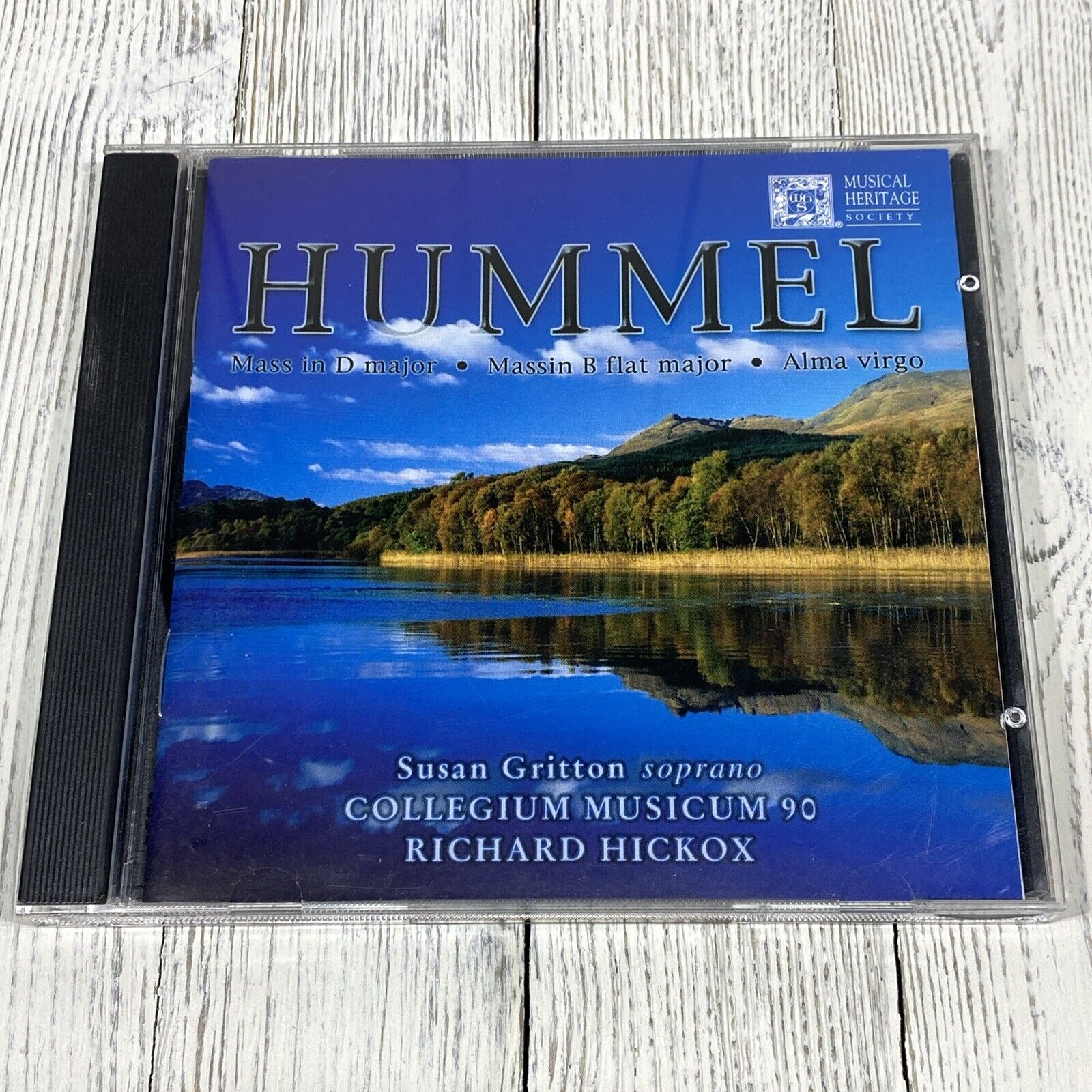 Hummel: Mass In D Etc Gritton Collegium Musicum 90 CD