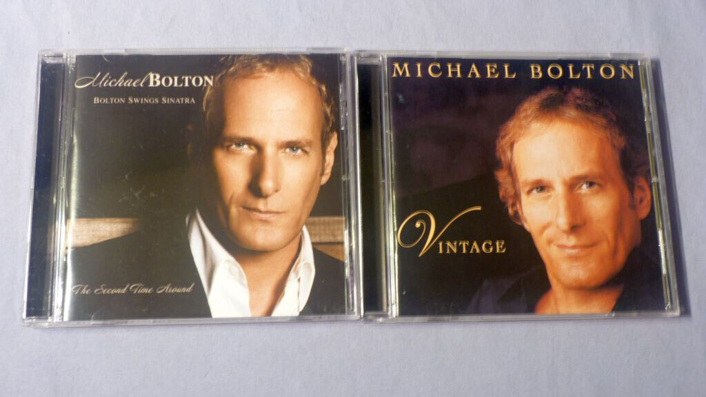 2 Michael Bolton CD\'s - Vintage & Bolton Swings Sinatra The Second Time Around