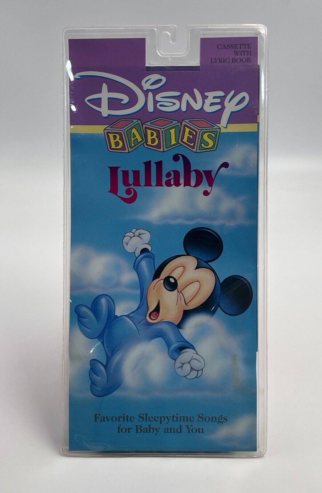 Vintage Disney Babies Lullaby Cassette Tape with Lyric Book New in Package