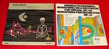 Vintage Arnold Schoenberg / Pierrot Lunaire LP Bam LD-016 Classical Record +1mor picture