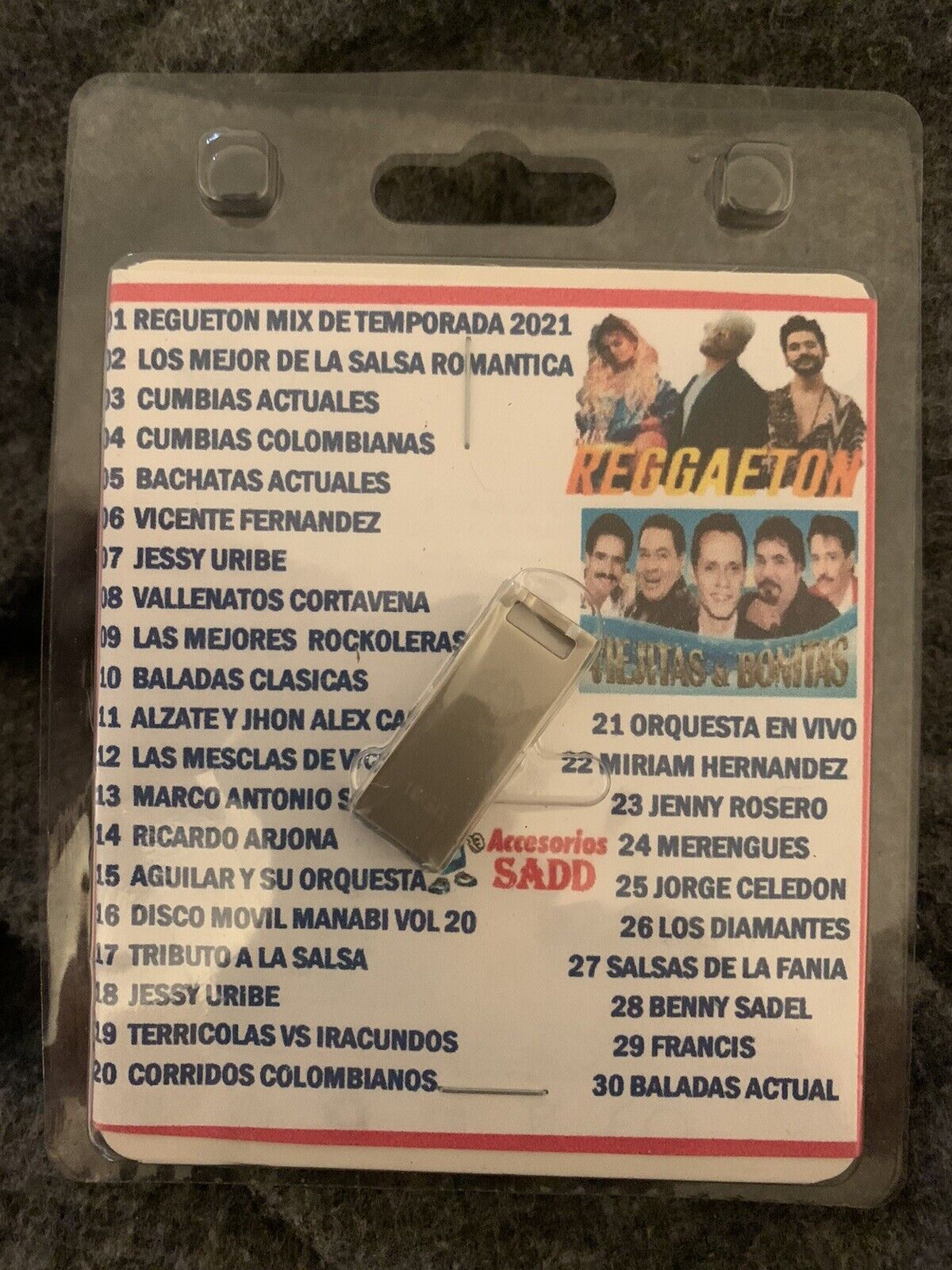MUSICA LATINA USB FLASH 900 Canciones Más De 6 Horas De Éxitos De Música