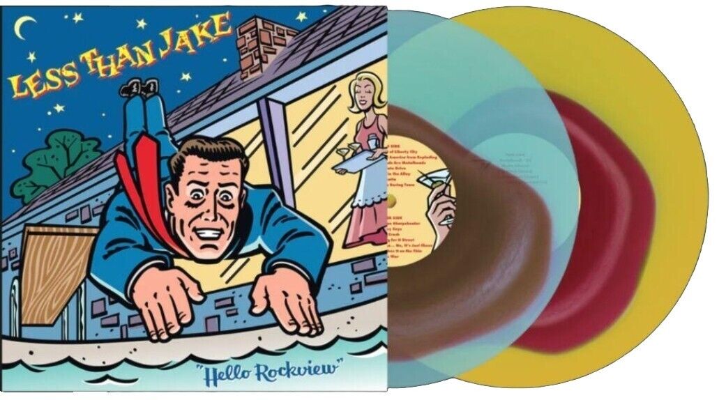 Less Than Jake-Hello Rockview 2LP 25th Anniversary Color In Color Vinyl New 