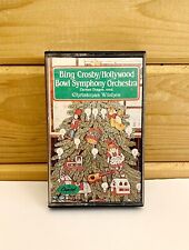 Vintage Bing Crosby Hollywood Bowl Christmas Wishes Cassette Tape 1985 Capitol picture