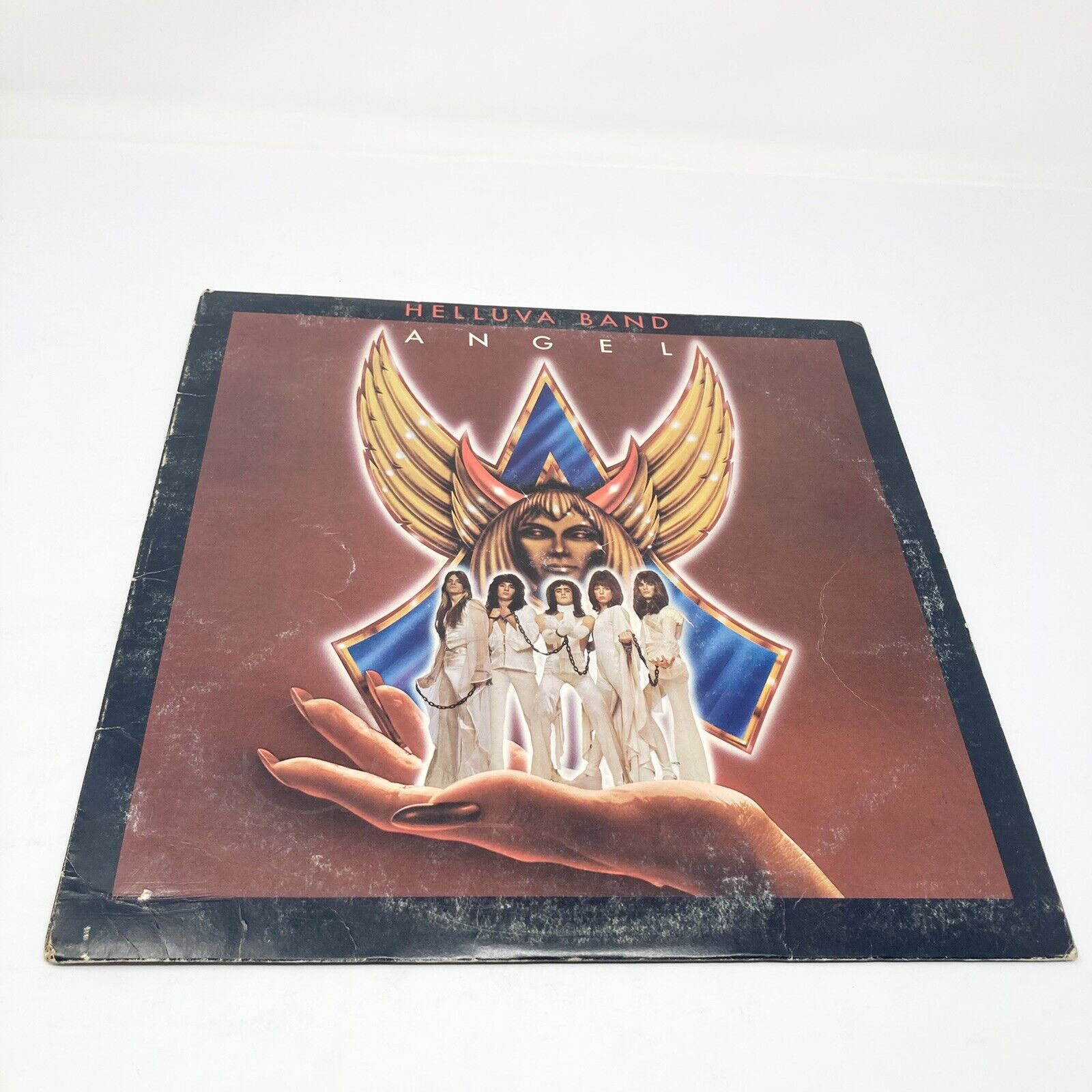 Vintage Angel Helluva Band 1976 NBLP-7028 LP Vinyl Record Rock