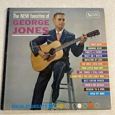 Vintage George Jones Viny LP The New Favorites of George Jones 1962 EX/VG+ picture
