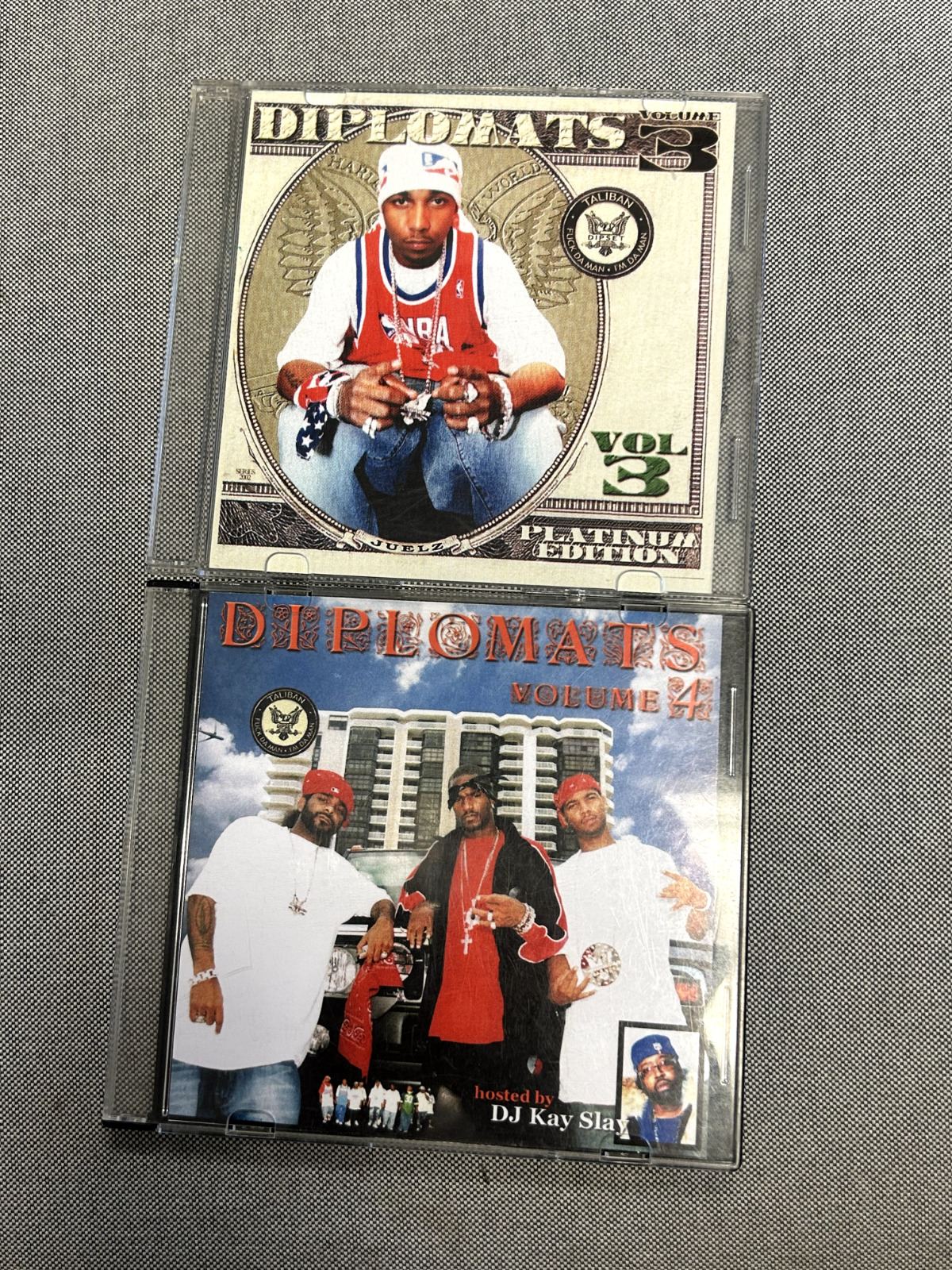 2x Rare Diplomats Vol 2 and 4 Dipset Mixtapes Promo Mix CDS Harlem NYC Camron