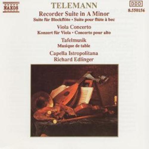Georg Philipp Telemann : Telemann: Recorder Suite / Viola Concerto CD (1999)