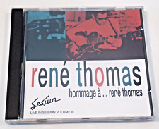 René Thomas – Hommage à ... René Thomas Live in Sesjun Vol III Audio CD-Used VG picture