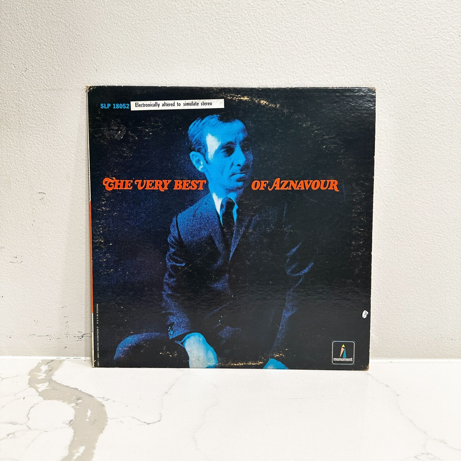 Charles Aznavour – The Very Best Of Aznavour - Vinyl LP Record - 1966