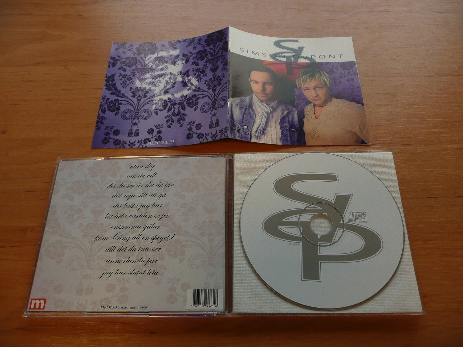 @ CD SIMSON DUPONT - S/T - AOR / MARIANN GRAMMOFON RECORDS 2003