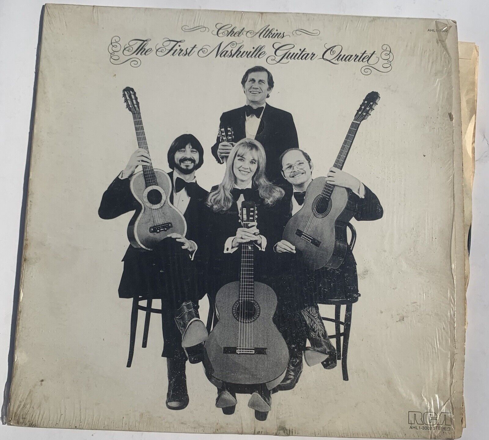 Chet Atkins The First Nashville Guitar Quartet RCA LP 1980 *AS IS*