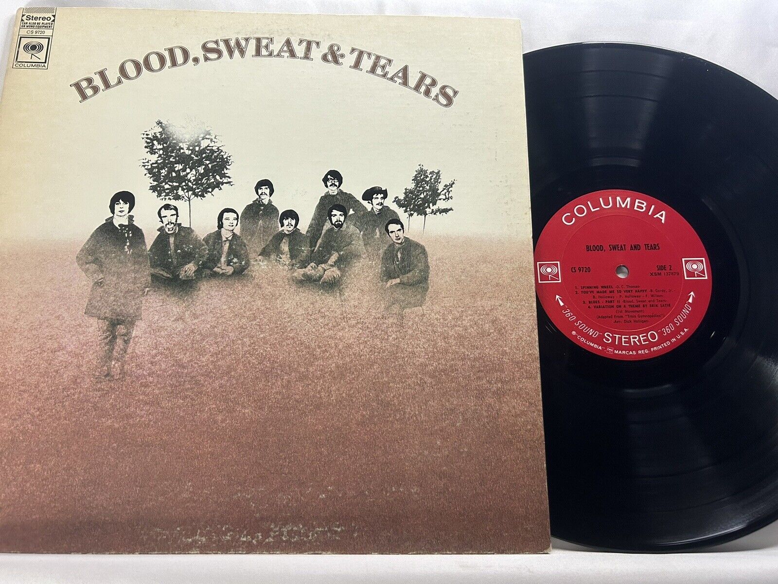 Blood, Sweat And Tears CS 9720 First Press 2 Eye Columbia Gatefold Tested VG+