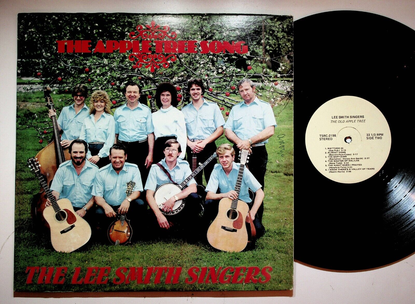 Gate City VA Lee Smith Singers Apple Tree Southern Gospel Vinyl LP Record VG+