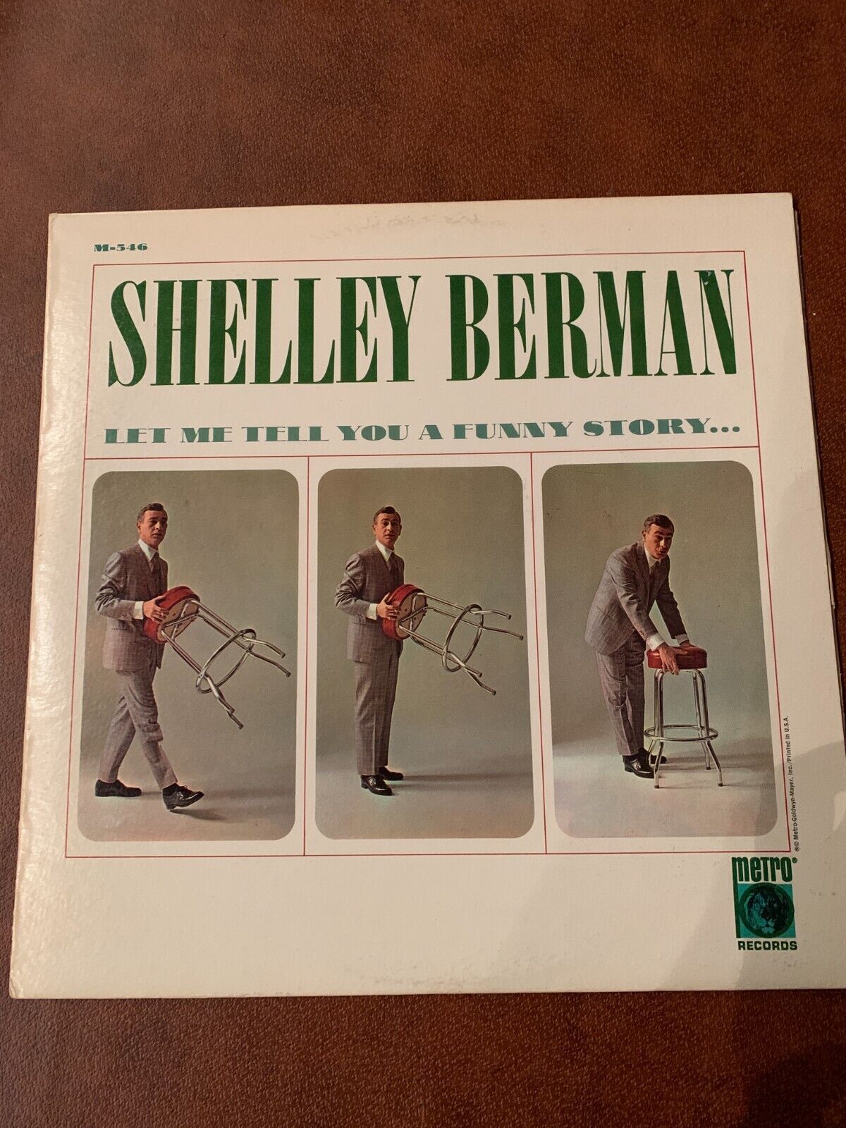Shelley Berman- Let Me Tell You A Funny Story M-546 1965 Vinyl 12\'\' Vintage