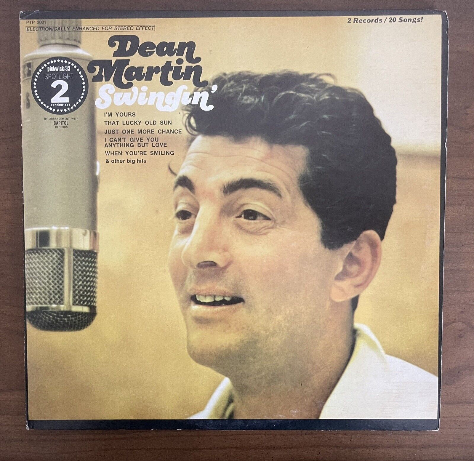 Dean Martin – Swingin\'-Vinyl LP-1968-Pickwick-PTP 2001 Rare Vintage