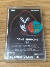 Kiss/Gene Simmons Cassette Tape W/ hype sticker - Casablanca NEW SEALED picture