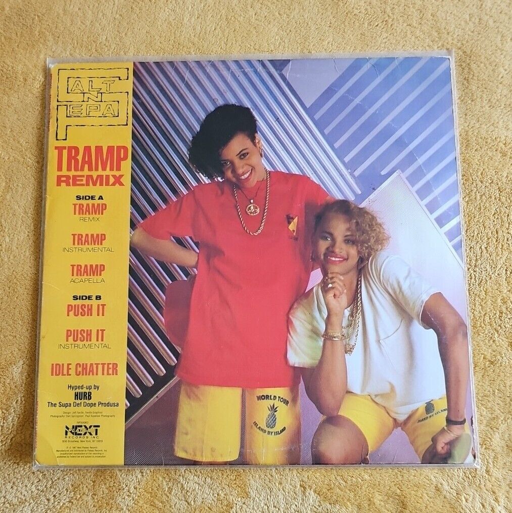 Salt N Pepa Push It / Tramp 1987 Remix Vinyl 12” Single Vintage