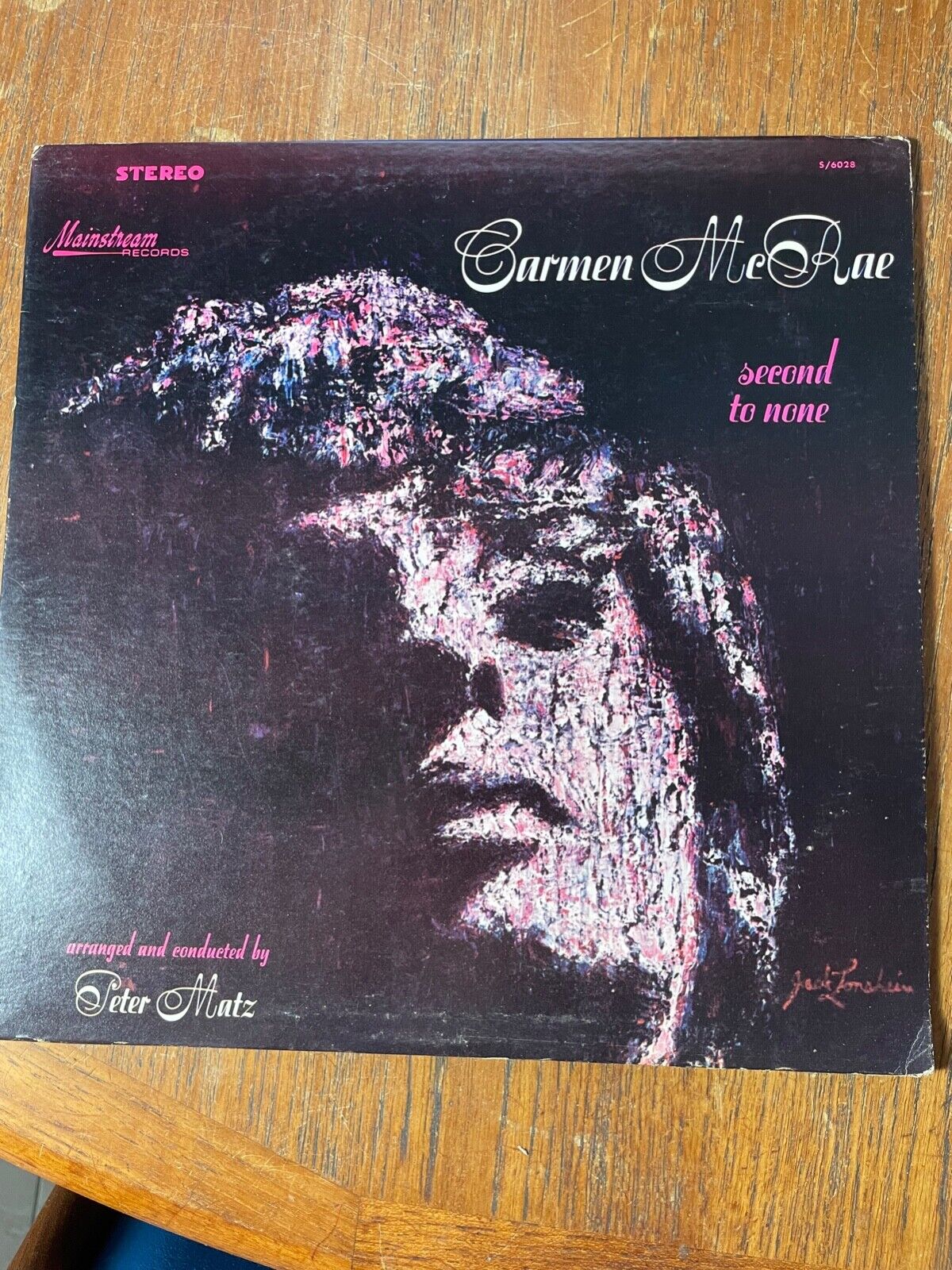 Carmen McRae – Second To None LP 1964 Jazz/Funk/Soul VG