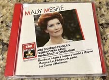Mady Mesple: French Opera Arias, Airs dopera Francais - Audio CD. CDM 7695452 picture