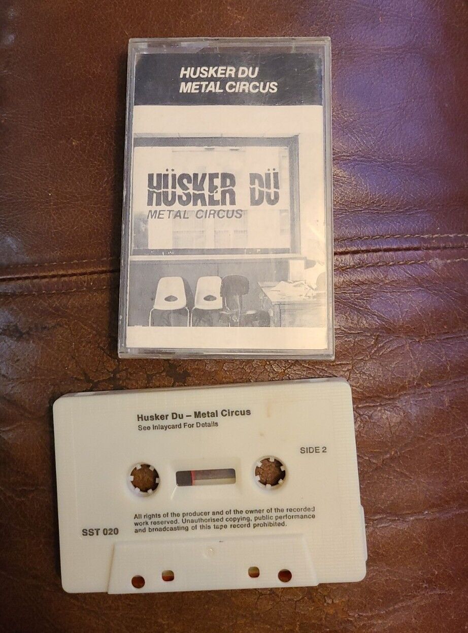 HUSKER DU Metal Circus RARE cassette tape 1982 Hollywood 80s TESTED Vtg