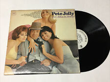 ORIGINAL . SIGNED 1965 PETE JOLLY Too Much Baby ￼12” Vinyl picture