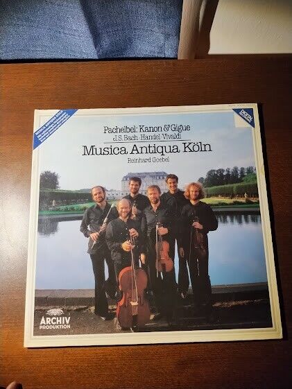 Pachelbel & Gigue J.S Bach Handel Vivaldi MUSICA ANTIQUA KOLN record 33 1/3 1983
