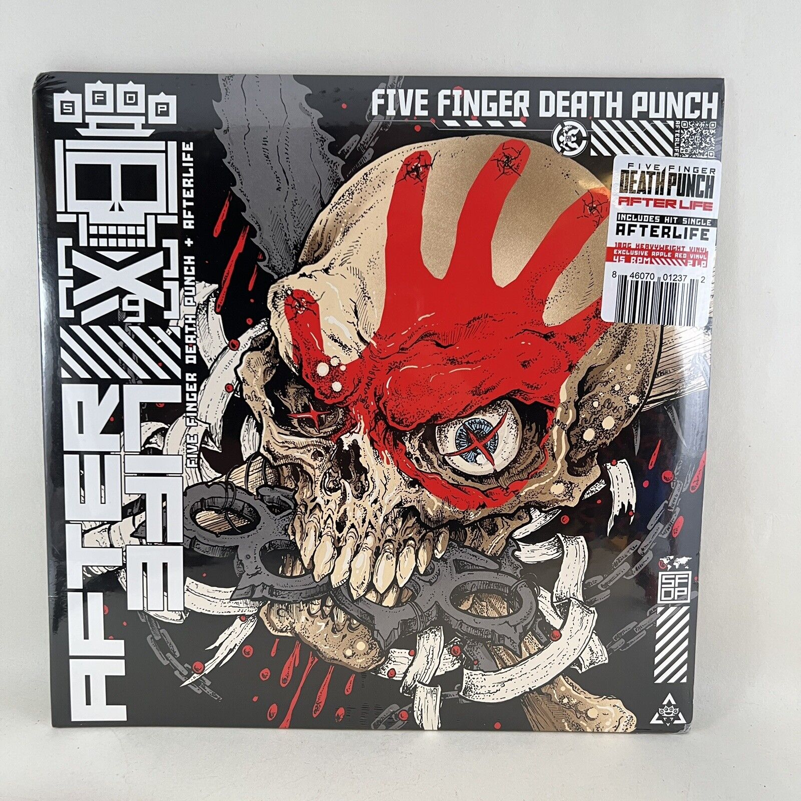 Five Finger Death Punch 5FDP Afterlife Exclusive Apple Red 2LP Vinyl Record
