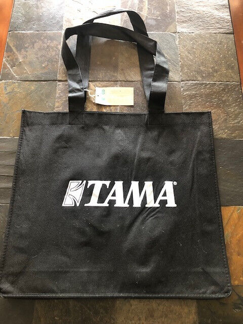 TAMA DRUMS Black Tote BAG ECO-FRIENDLY Shoulder Strap 16