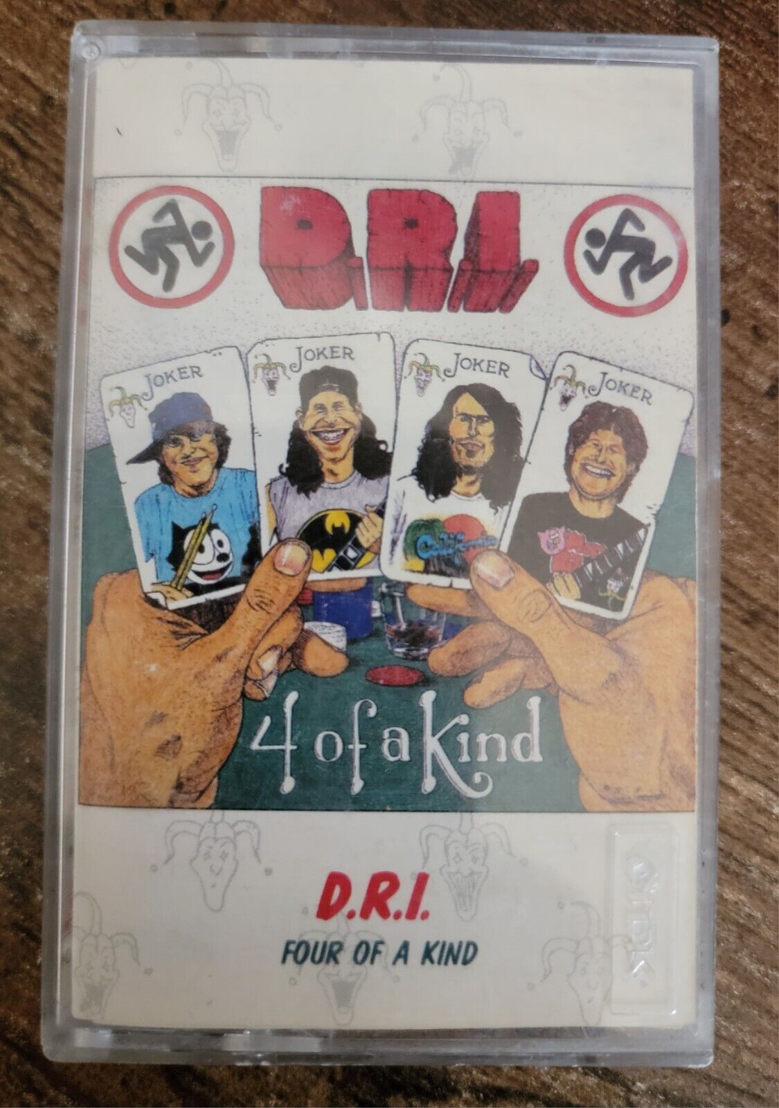 1988 Original Vintage D.R.I 4 Of A Kind Metal Blade Cassette DRI Four