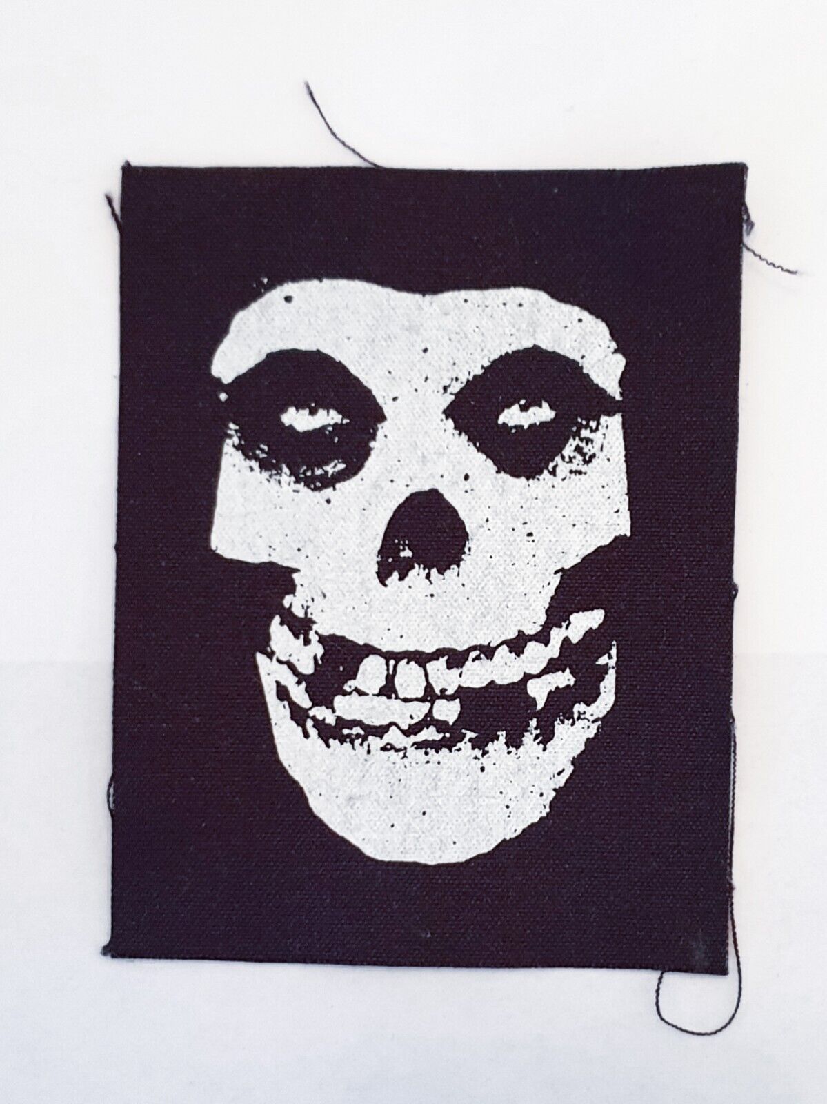 Misfits Band Logo Printed Square Sew On Patch Badge Festival Rock Music 80s