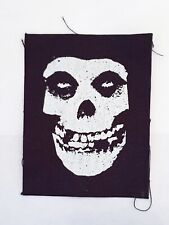 Misfits Band Logo Printed Square Sew On Patch Badge Festival Rock Music 80s picture