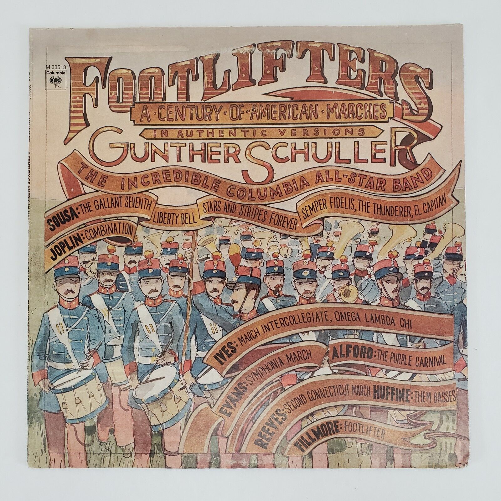Gunther Schuller Footlifters A Century of American Marches M33513 Columbia NM