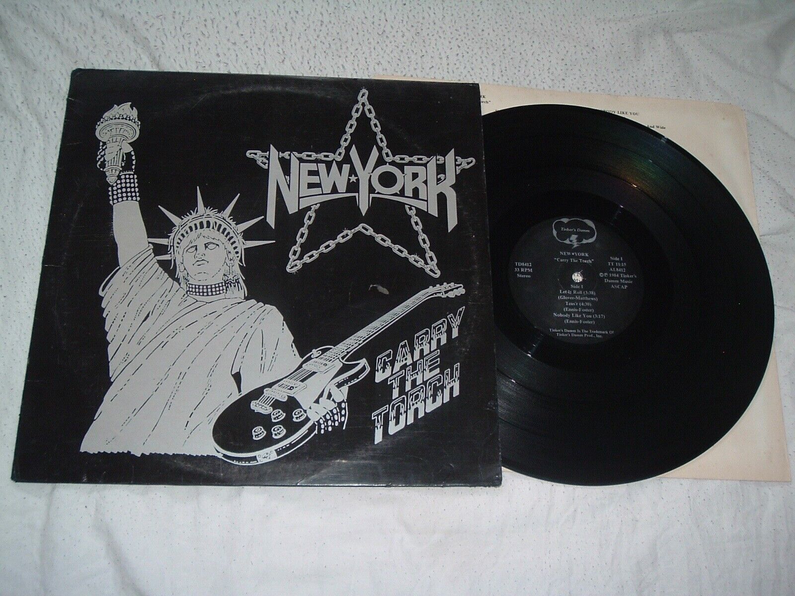 NEW YORK Carry The Torch \'84 ORIGINAL RARE US PRIVATE press LP